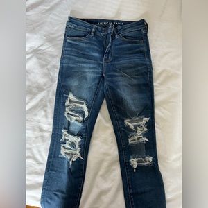 American Eagle Ripped Skinny Jeans